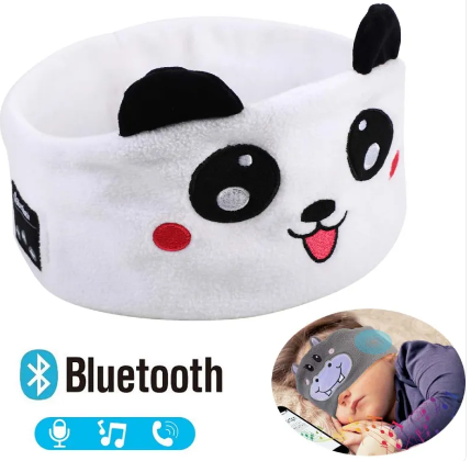 Máscara de Dormir para niños con Diadema de Animal y Auriculares Bluetooth