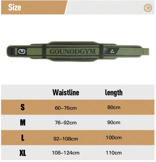 CINTURON LUMBAR GOUNOD GYM