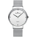 Luxury Alloy Case Lovers Watch Wholesale Stainless Steel Bnad Water Resistant Lovers Quartz Watches