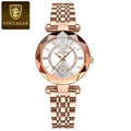 POEDAGAR 726 Watch for Women Waterproof Stainless Steel Ladies Watches High Quality Luxury Diamond Lady Quartz Clock Relojes