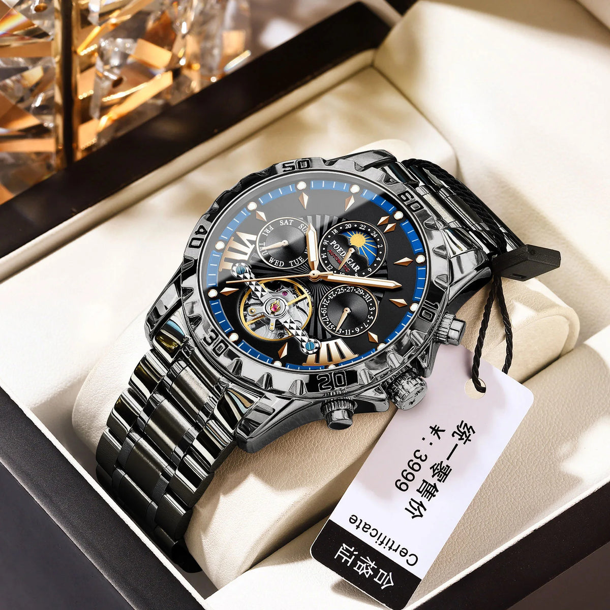 RELOJ POEDAGAR TURBILLON AUTOMATICO PARA HOMBRE