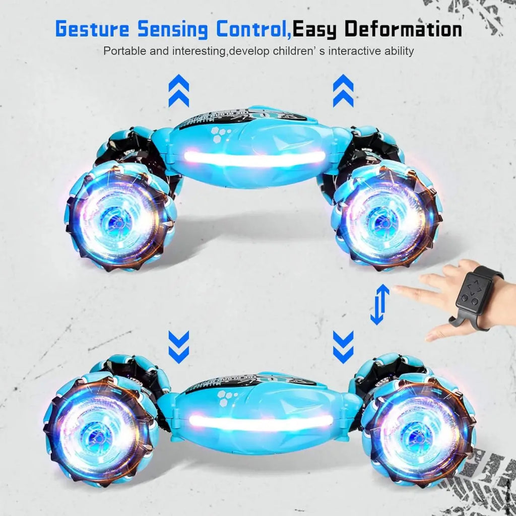 2.4ghz Remote Control 4WD Stunt Drift Car Battery Charger Hand-controlled USB Gesture Sensing Expert Adults Electric Plastic Gua