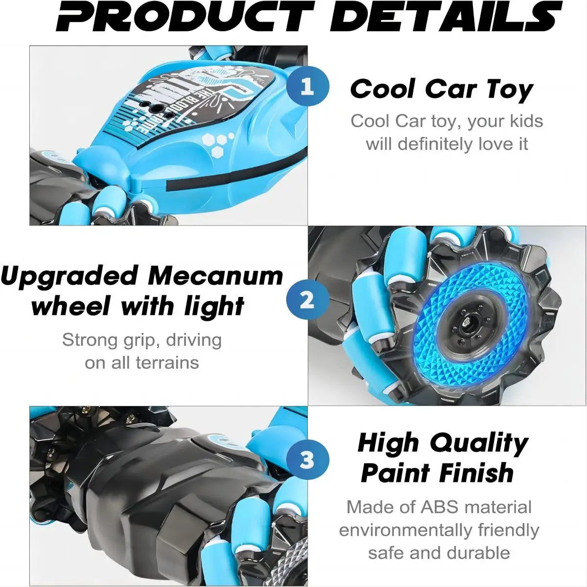 2.4ghz Remote Control 4WD Stunt Drift Car Battery Charger Hand-controlled USB Gesture Sensing Expert Adults Electric Plastic Gua