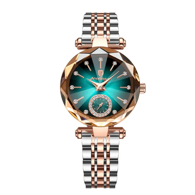 719 Fashion Women Watch Top Brand Ladies Girl Gold Wristwatch Stainless Steel Bracelet Classic Female Clock Gift