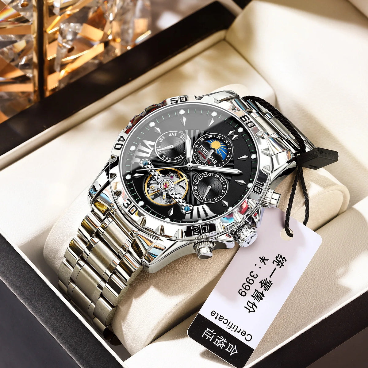 RELOJ POEDAGAR TURBILLON AUTOMATICO PARA HOMBRE