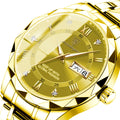 POEDAGAR Watch for Men 615 High Quality Jewelry Diamond Dial Mens Watches Waterproof Steel Strap Wristwatches Relogio Masculino