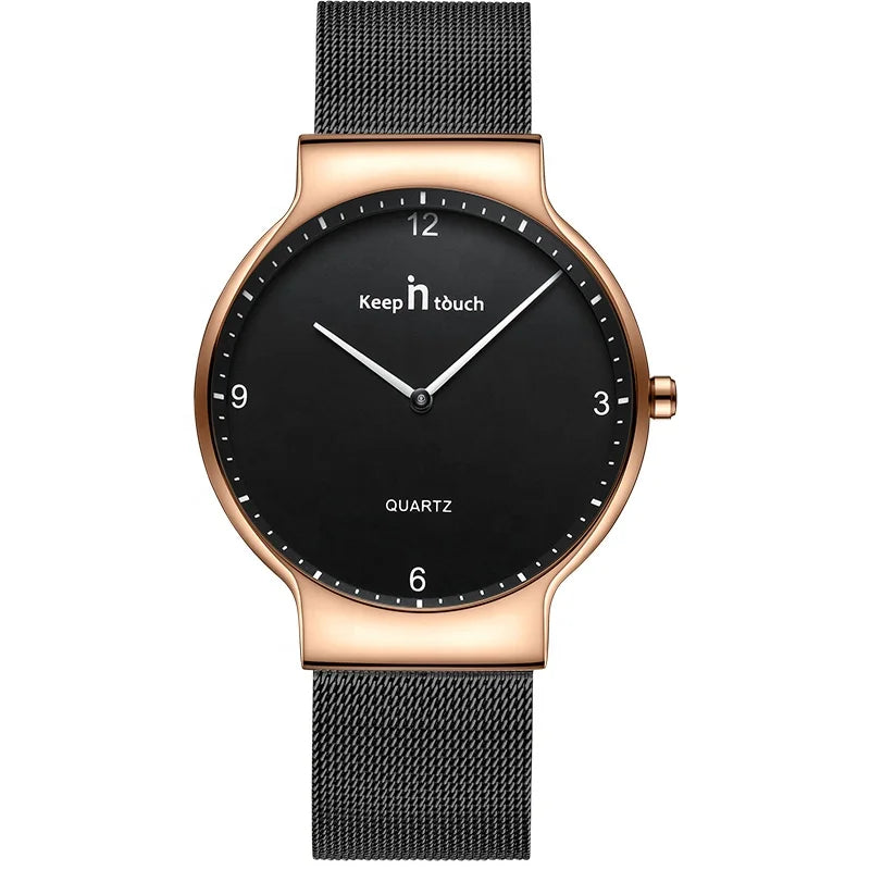 Luxury Alloy Case Lovers Watch Wholesale Stainless Steel Bnad Water Resistant Lovers Quartz Watches