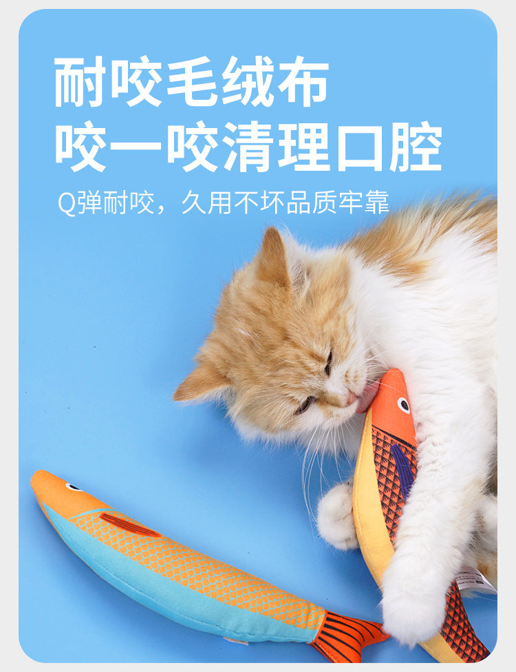 Juguete para gatos con forma de Pez