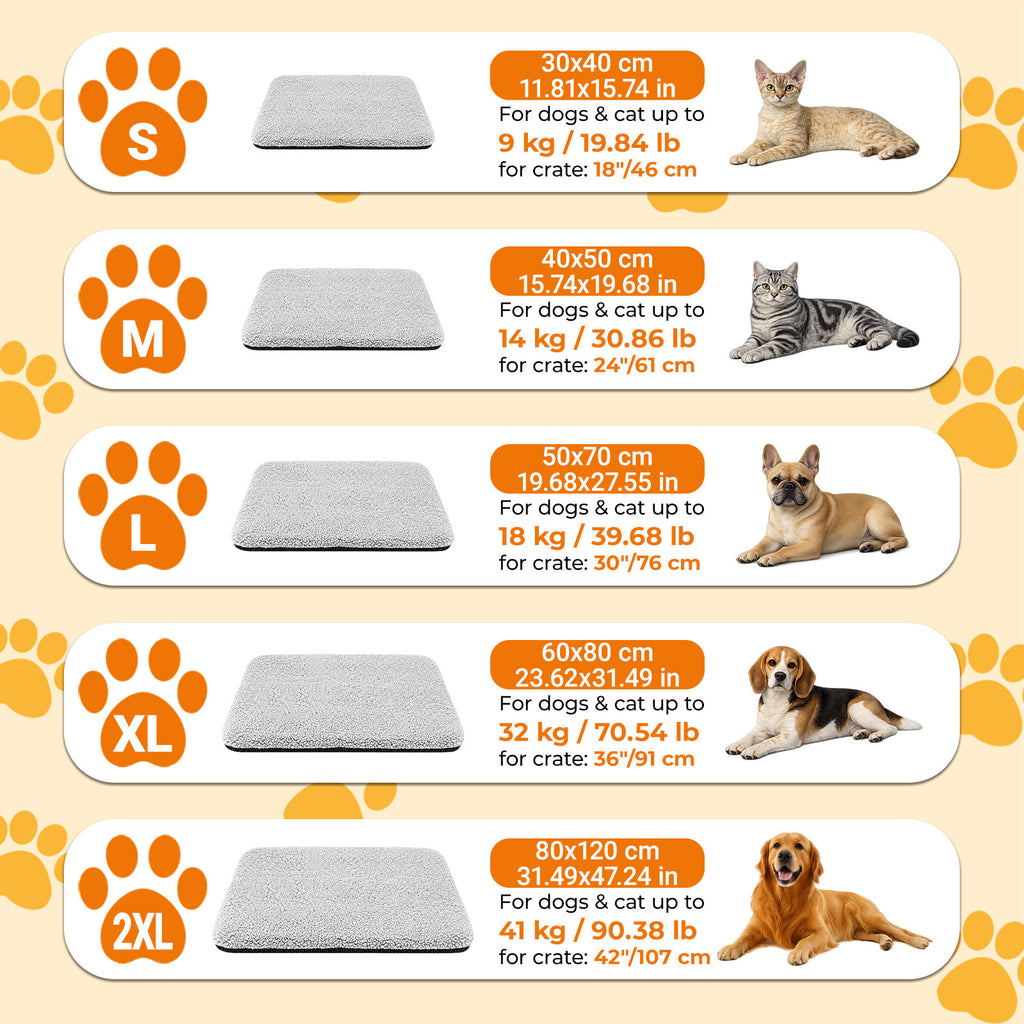Cama Supersuave autocalentable para perros y gatos