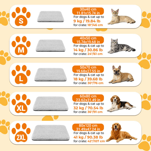 Cama Supersuave autocalentable para perros y gatos