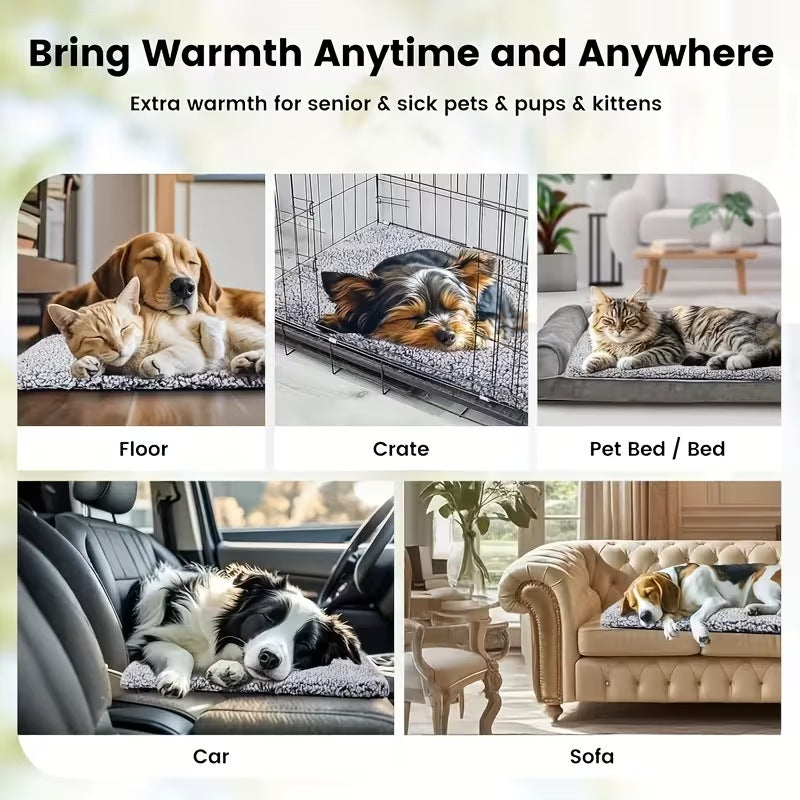 Cama Supersuave autocalentable para perros y gatos