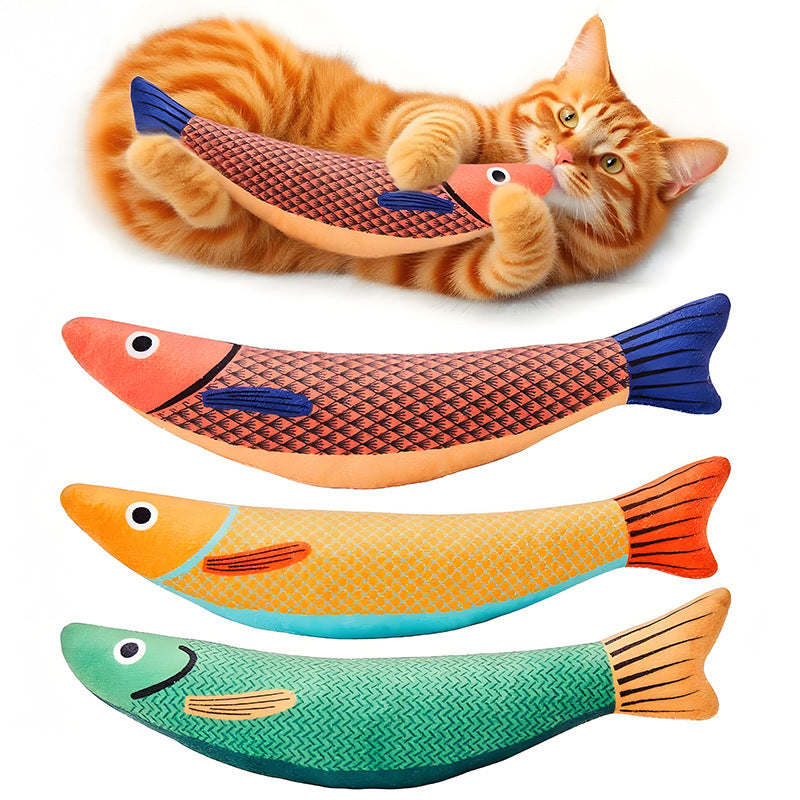 Juguete para gatos con forma de Pez