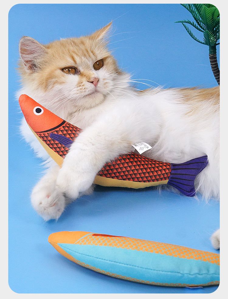 Juguete para gatos con forma de Pez