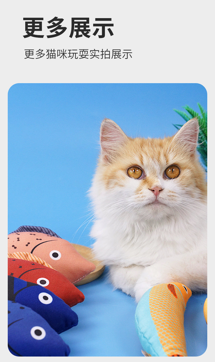 Juguete para gatos con forma de Pez