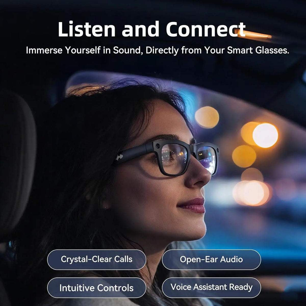 Gafas inteligentes con IA, Bluetooth, 32gb rom