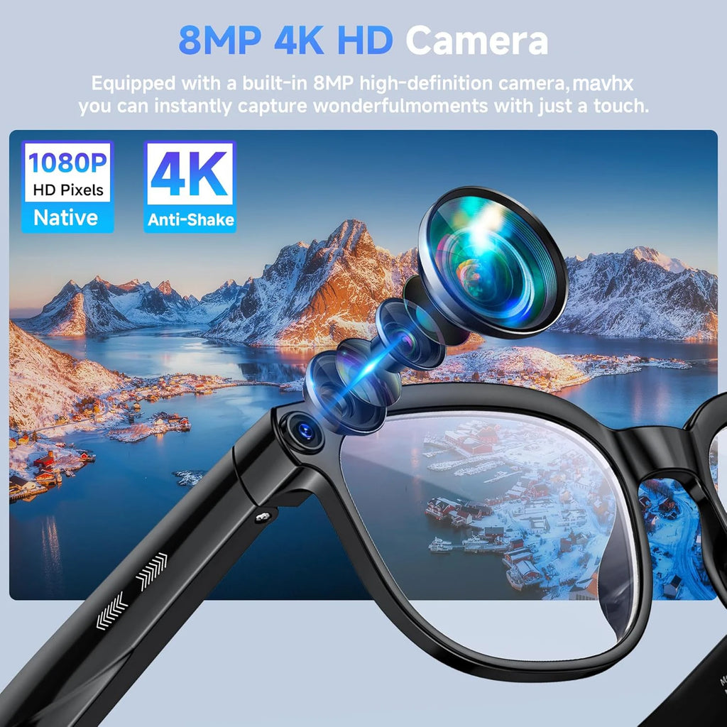 Gafas inteligentes con IA, Bluetooth, 32gb rom