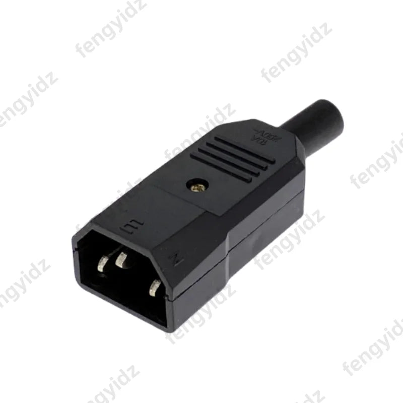 Conector de alimentación CA IEC320 C14/C13 (macho/hembra)